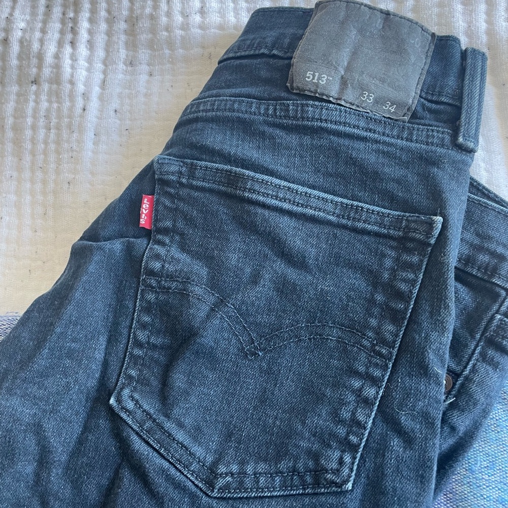 Levi’s Black/Indigo 513 Men’s Jeans W33